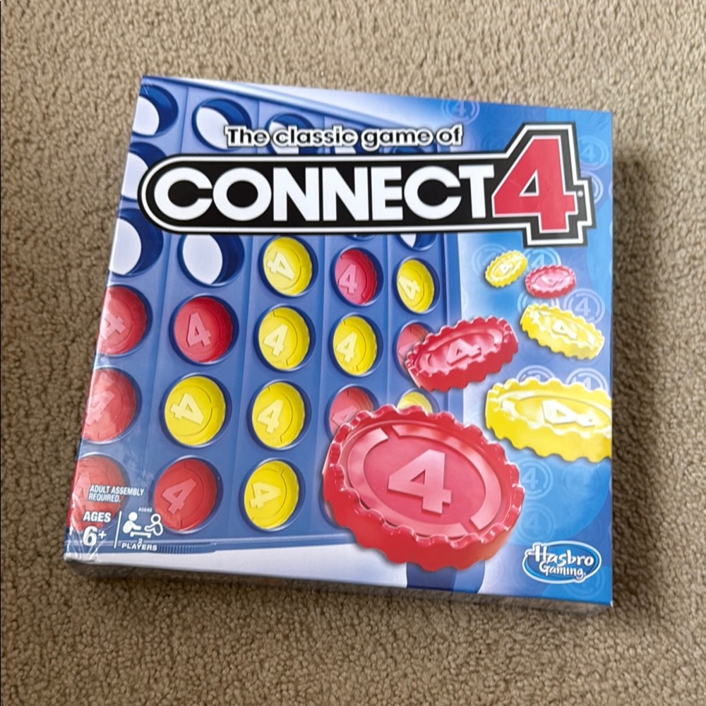 Hasbro Connect 4 Game - Red and Blue-still shrink wrapped